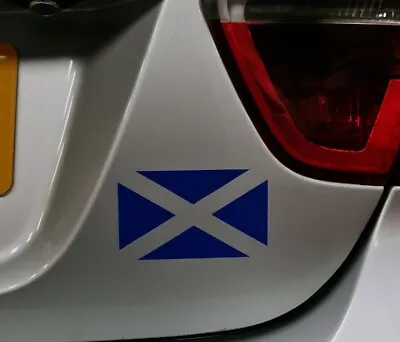 2X  Scottish Flag Vinyl Car Sticker Van Decal Art Bike Window Laptop Scotland • £2.29