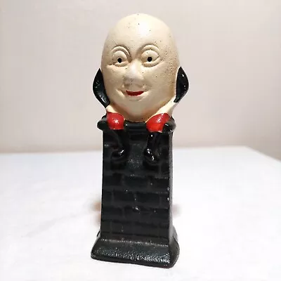 Vintage Cast Iron Humpty Dumpty Coin Piggy Bank Circa 1930s -1950s • $11