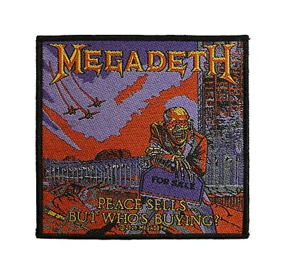 Megadeth Peace Sells Woven Sew On Battle Jacket Patch - Licensed 089-1 • $6.50