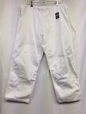 Fuji Kimono Jiu Jitsu Pants Mens SIZE 5 White Martial Arts Pants Cotton  • $29.85