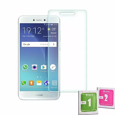 Huawei Tempered Glass Film Screen Protector For Huawei P8 Lite 2017 • £3