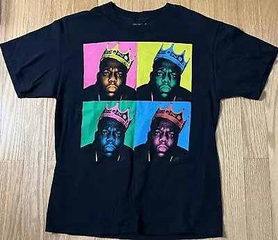 B.i.g Biggie Rap Brooklyn Mint Large 100% Cotton T-shirt Excellent • $15