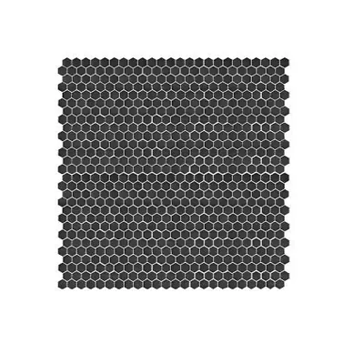 Albena Black Metal Effect Stainless Steel Mosaic Wall Tile Sheet (L)30cm (W)30cm • £9.99