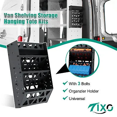 Hanging Tote Kit For Van Shelving Storage Hanging Organizer Holder W/3 Slots New • $75.99