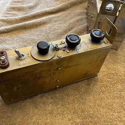 WW2 Military Radio BC610 Transmitter WWII Tuning Unit TU-49 3.2-4.0 MC • $75