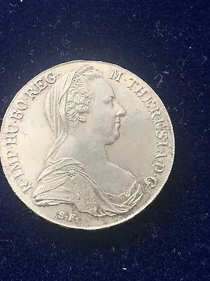1780 SF Maria Theresa Silver Restrike Austria Thaler Uncirculated Coin • $24