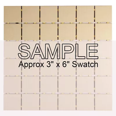 Ceramic Mosaic Tile Shore 2x2 Grid Matte Kitchen Bathroom Backsplash Beige • $4