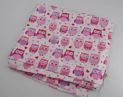 Vintage Quilt Fabric - Valentine Owls By Sugar & Spice • $11.99