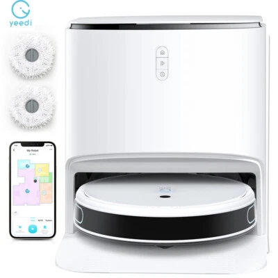 $299.99 • Buy Refurbished Yeedi Mop Station Pro Robot Vacuum Mop Self-Cleaning 3 In 1 Cleaner