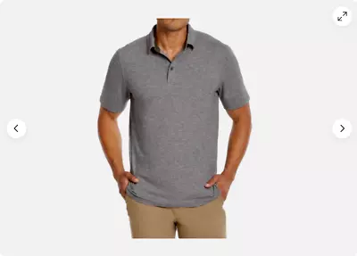 G.H. Bass Men's Performance Polo (Grey Heather SMALL)NWT • $18.04