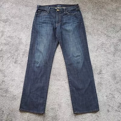 Lucky Brand Jeans Mens 36x34 Blue Straight 361 Vintage Denim Dark Wash • $24.99