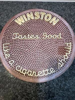 Vintage EARLY Winston Cigarretes  Tastes Good Like A Cigarette Should  Bar Mat • $26.55