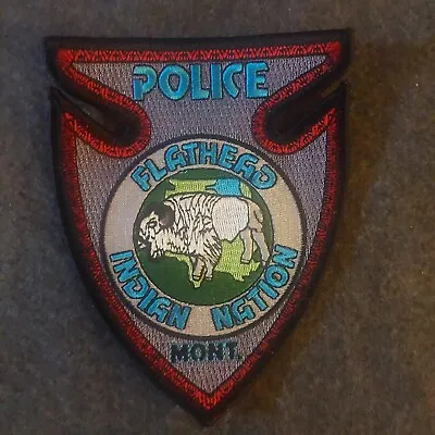 Flathead Indian Nation Montana - Police Department - Tribal Patch • $9.99