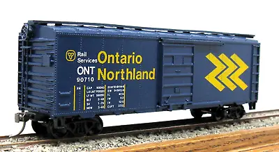 ROUNDHOUSE #1068 Ontario Northland ONT 40' Single Door Box Car #90710 C8 • $15.95