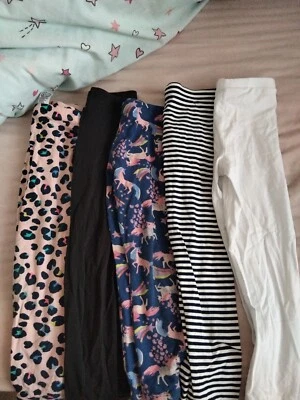£3.20 • Buy Girls Leggings Bundle Age 6-7