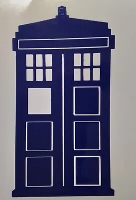 £4.35 • Buy TARDIS Dr Who Phone Booth  3x5.5  Vinyl Decal Sticker David Tennant!