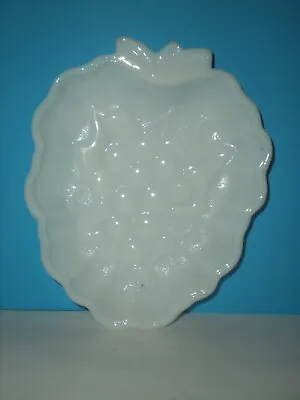 Vintage Hazel Atlas Milk Glass Grape Nut/Candy Trinket Dish • $8.39