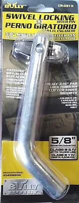 Pilot Bully 5/8  Steel Swivel Locking 2  Receiver Hitch Pin • $15.99