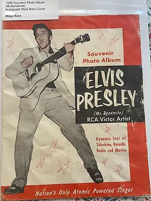 Original Elvis Presley 1956 Rca Victor Mr. Dynamite Souvenir Photo Album Program • $275