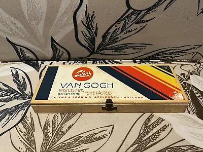 Van Gogh Artist Art Pastels Crayons Vintage In Wooden Box Rare HTF • $39.99