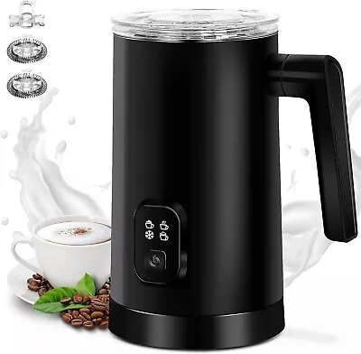 4 In 1 Electric Milk Frother Steamer Warmer 350 Ml Chocolate Coffee Latte Maker • £17.99