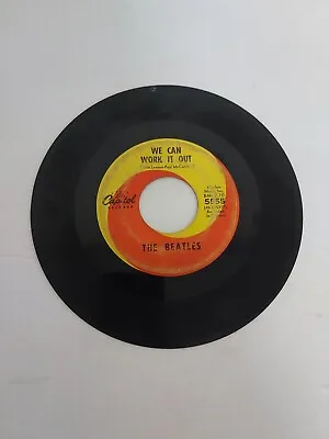 45 RPM Vinyl Record The Beatles Day Tripper/We Can Work It Out VG • $8.75
