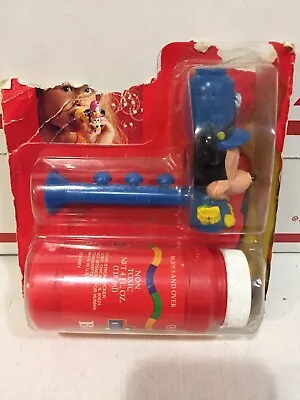 Vintage 1995 Disney Tootsie Toy Mickey Mouse Band Bubble Pipe Mickey Bubbles NEW • $11.95