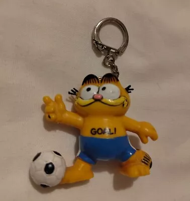 £6.99 • Buy Vintage Garfield Figure Bully W Germany GOAL Keyring 