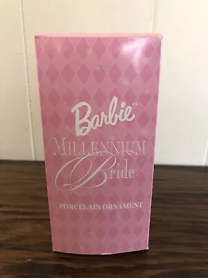 Avon~Barbie Millenium Bride~2000~Porcelain Ornament Caucasian NEW • $19.99