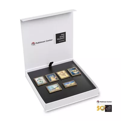 Pokémon Center × Van Gogh Museum: Amsterdam Museum Paintings Pin Box Set 6-Pack • $149.95