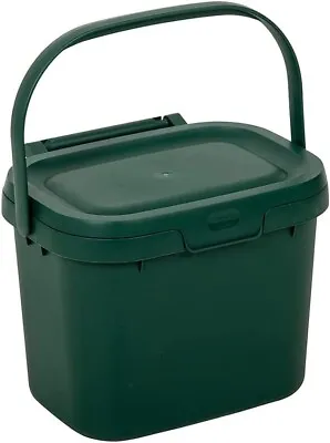 £5.40 • Buy Addis 518250 Everyday Kitchen Food Waste Compost Caddy Bin, 4.5 Litre, Dark