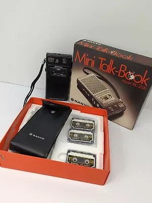 Sanyo Mini Talk Book Recorder Mini Cassette Player TRC3500 Made Japan NEEDS BELT • $39.20