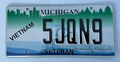 Vietnam Veteran Spectacular Peninsulas Graphic Auto License Plate   5 Jqn 9    • $26.99