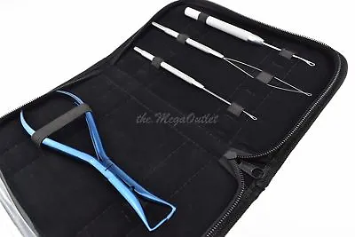 Hair Extensions Blue Plier Kit For Removing  Micro Rings And Fusion Glue Bond • £18.99