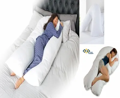 £4.95 • Buy Extra Fill Comfort U Or V Pillows Body Back Supports Nursing Maternity Pregnancy