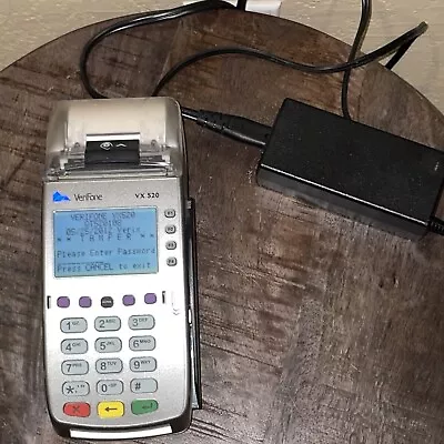 VeriFone VX520 CTLS Payment Credit Card Terminal POS DIAL/ETH/CTLS Parts Repair • $19.98