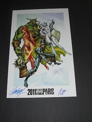 2011 Paris Con Art Print Signed By J Scott Campbell 11X17 RARE • $69.99