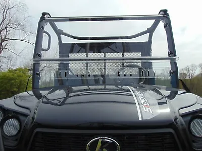 Kubota RTV XG850 Scratch Resistant MR10 Lexan Windshield W/ Quick Install Straps • $419.95