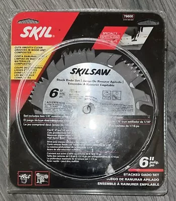 Skil Skilsaw Model No. 79600 6  Stack Dado Set New In Package - New Old Stock • $30