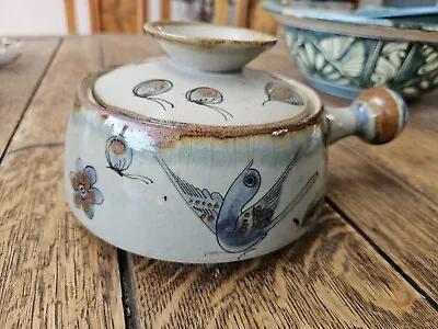 Ked Edwards Mexico Mexican Casserole Dish With Lid Folk Art Cottagecore Kitchen • $19