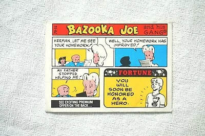  Vintage Bazooka Joe And His Gang Chewing Gum Trading Card Comics 1978 Topps • $4