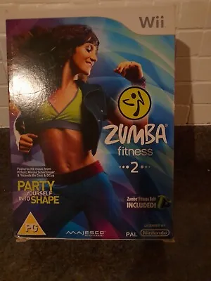 £5 • Buy Wii Zumba Fitness 2 Boxed Belt Manual Complete 