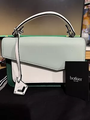 Botkier Handbag Green Colorblock With Gunmetal Hardware  • $100