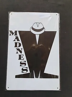 Madness M Metal Sign Plaque Poster English Ska Two Tone FREE P&P • £8