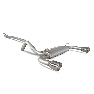 Scorpion SFT005 Fiat 500/595 Abarth Cat Back Exhaust System (Non-Resonated) • $1257.39