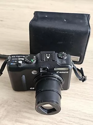 Canon PowerShot G9 12.1MP Digital Camera Black - Spares Repair Dropped  • £50