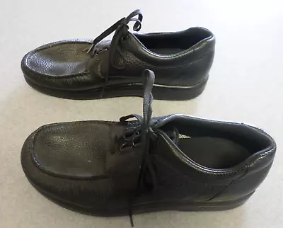 SAS Black Pebbled Leather Casual Oxfords. Men's 12 Medium Made In USA! • $44.95