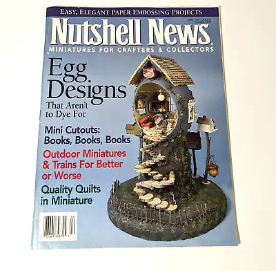 Nutshell News Egg Designs Miniatures For Mini Crafters Collectors Aprl 1997 VTG • $12.37