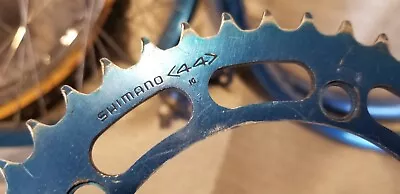 Vintage Bmx Shimano 44 Tooth Chainring Survivor Dg Redline Jmc Vdc Se Hutch Haro • $45