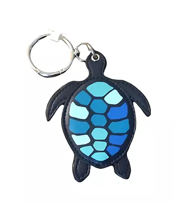 Vera Bradley Turtle Bag Charm- Key Ring- Mirror- Blue  navy Blue • $29.99